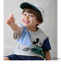 【Disney】パッチワーク半袖Tシャツ