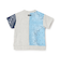 【Disney】パッチワーク半袖Tシャツ