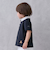 【接触冷感】ポロ衿配色半袖Tシャツ