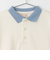 【接触冷感】ポロ衿配色半袖Tシャツ