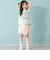 【綿100%】カット台形ラップキュロット