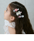 チュールリボンヘアクリップ