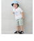 総柄ハーフパンツ