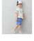 総柄ハーフパンツ
