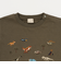 恐竜刺しゅう半袖Tシャツ