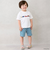【Disney】カーズ/アップリケ半袖Tシャツ