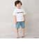 【Disney】カーズ/アップリケ半袖Tシャツ