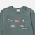 働く車刺しゅう長袖Tシャツ