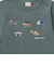 働く車刺しゅう長袖Tシャツ