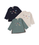 働く車刺しゅう長袖Tシャツ