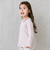 【オーガニック】フリル衿長袖Tシャツ