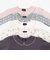 【オーガニック】フリル衿長袖Tシャツ