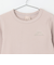 チュールペプラムロゴ長袖Tシャツ