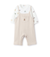 【POLO BCS】モチーフ長袖サロペット