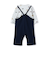 【POLO BCS】モチーフ長袖サロペット