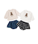 【POLO BCS】クマグラフィック長袖T+スカパンセット