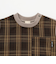 【リンク】チェックドッキング長袖Tシャツ