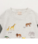 動物刺しゅう長袖Tシャツ