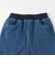 カットデニムストレートパンツ