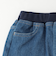 カットデニムストレートパンツ