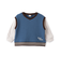 ベストレイヤード長袖Tシャツ