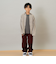チェックドロップ長袖シャツ