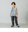 チェックドロップ長袖シャツ