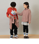 チェックドロップ長袖シャツ