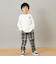 カットツイルテーパード柄パンツ