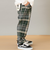 カットツイルテーパード柄パンツ