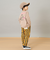 カットツイルテーパード柄パンツ