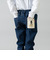 デニムスリムストレートパンツ