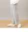 サイドフリル裏毛ワイドパンツ　