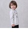 ロゴモチーフ接結長袖Tシャツ