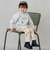 ロゴモチーフ接結長袖Tシャツ