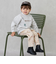 ロゴモチーフ接結長袖Tシャツ