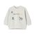 ロゴモチーフ接結長袖Tシャツ