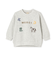 ロゴモチーフ接結長袖Tシャツ