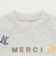 ロゴモチーフ接結長袖Tシャツ