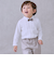 【セミフォーマル】蝶ネクタイつきカットソーシャツ