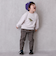 チェックストレッチパンツ