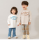 【USAコットン】チェーンステッチロゴワイドロンT