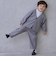 【セミフォーマル】ノーカラーJK+ロングパンツセットアップ