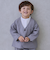 【セミフォーマル】ノーカラーJK+ロングパンツセットアップ
