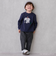 【おさるのジョージ】接結アップリケ長袖Tシャツ
