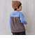 【おさるのジョージ】接結アップリケ長袖Tシャツ