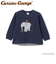 【おさるのジョージ】接結アップリケ長袖Tシャツ