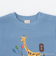 【おさるのジョージ】接結アップリケ長袖Tシャツ