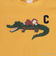 【おさるのジョージ】接結アップリケ長袖Tシャツ