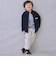 【撥水加工】柄×ボアブルゾン